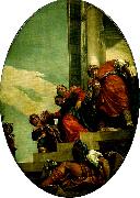 Paolo  Veronese esther brought before abasuerus Sweden oil painting artist